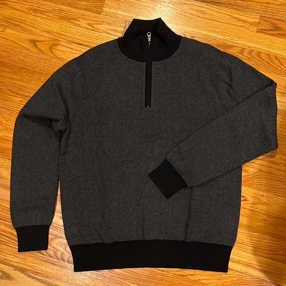 J. Crew quarter zip mens sweater size M
